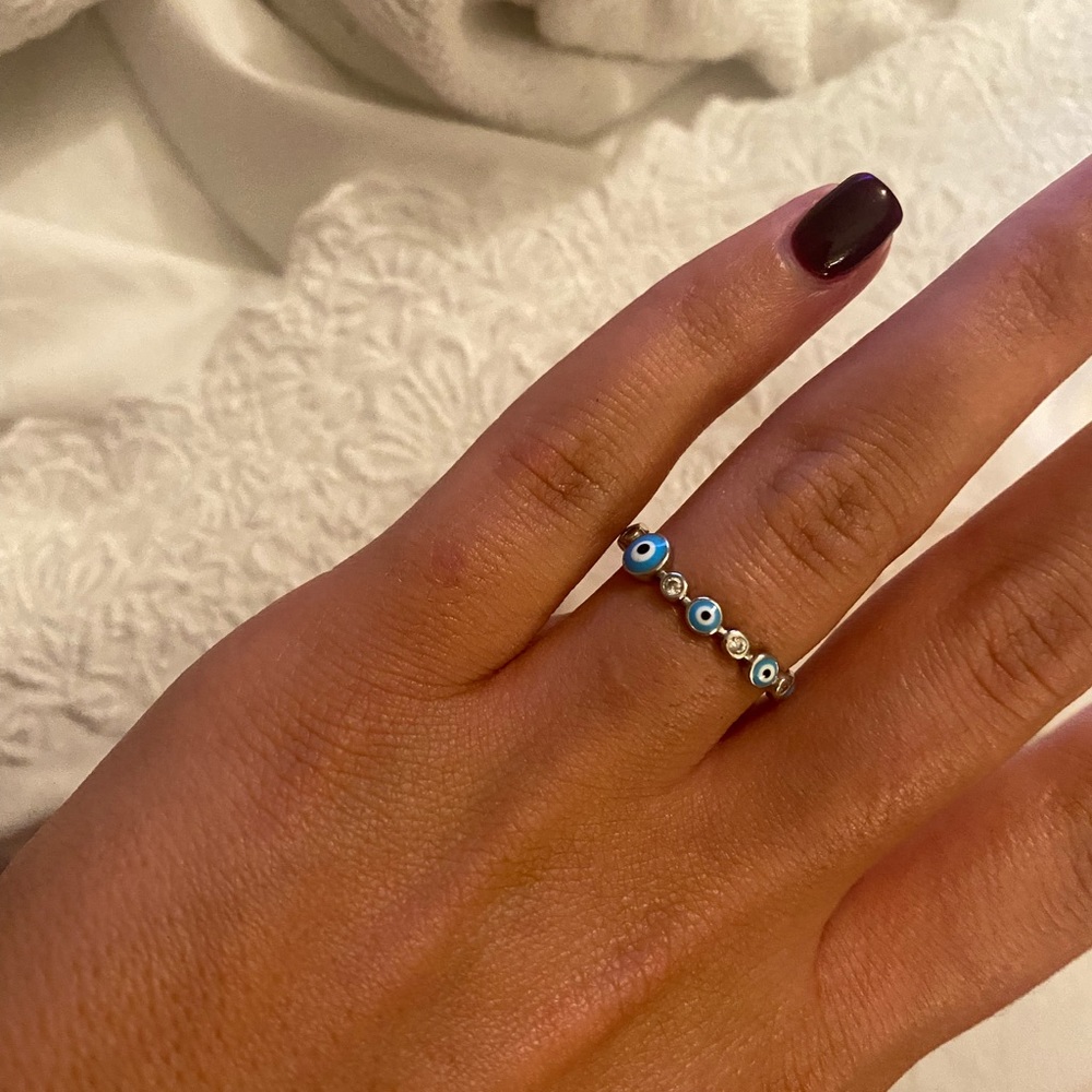 Evil eye ring